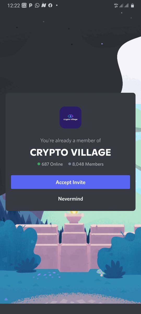 Ethanavantex's tweet photo. @CryptoDefiLord Good day pls i find it difficult to access the discord group and I'm a member. Don't know what's going wrong https://t.co/10GqkN7qU3