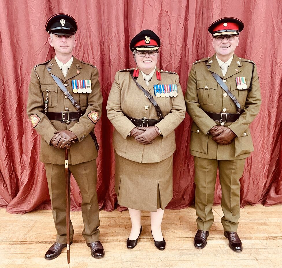 What a fantastic evening with <a href="/LNRACF/">LNR Army Cadet Force</a> presenting Queen’s Platinum Jubilee medals to some very well deserving CFAVs with Dep Col Cadets @LtColSmales and Regional Brigade RSMI @7X_RSMI - great to have the 7X EM SLT team together <a href="/east_mids_rfca/">East Midlands Reserve Forces & Cadets Association</a> <a href="/7thRats/">The Desert Rats - 7th Light Mechanised Brigade</a> @ColCadetsACF <a href="/NationalACSMI/">National Army Cadet Command Sergeant Major</a>