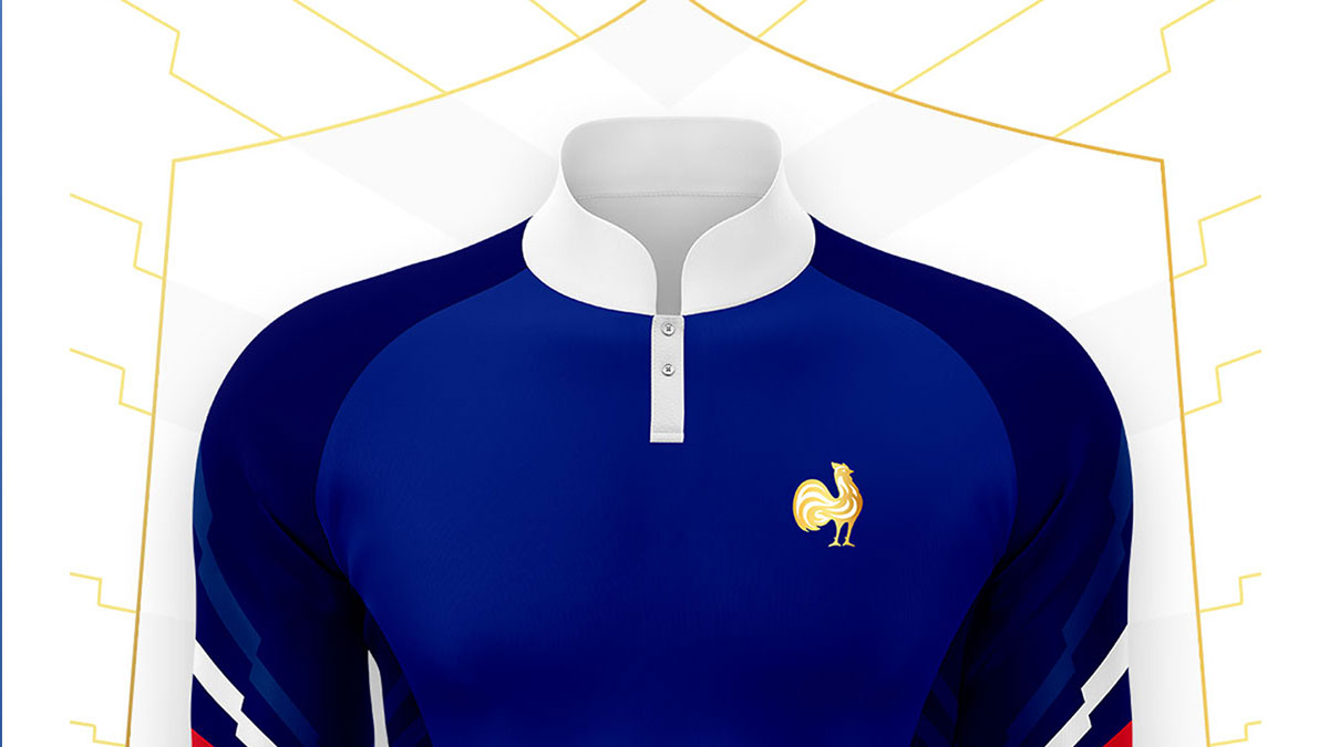 Romoosh_design's tweet photo. 🇲🇫 JOUR J de la présentation du nouveau maillot du #XVdeFrance
L'occasion de ressortir mes 2 concepts #francerugby 
🔵 1 concept manga à l'occasion de la CDM au Japon
https://t.co/Er80L12fX1
🔴 1 concept 1995 X 2020
https://t.co/lLigqvSkT0 https://t.co/oWva351auC