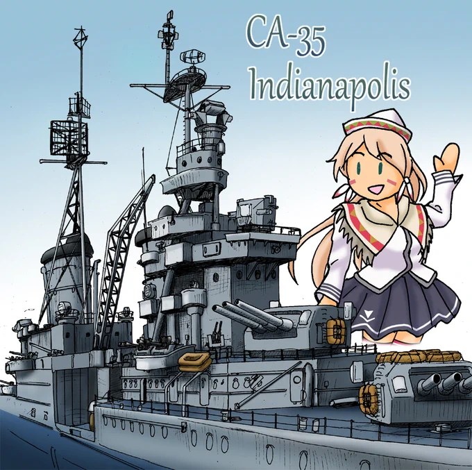 #イラストを4枚貼ると秋風に乗って絵柄を好いてくれる人の元へ届くらしい戦艦少女で。 