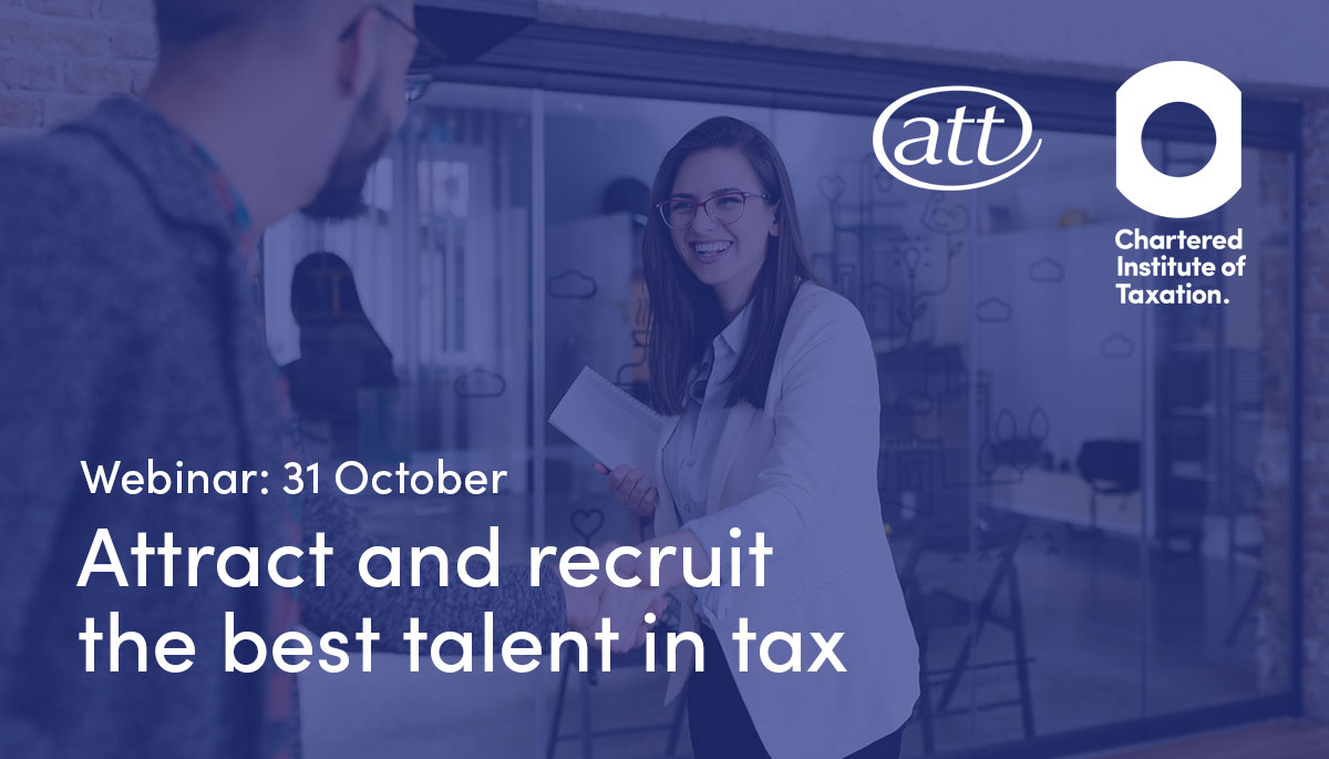 Join CIOT and ATT across our new "Employer Webinar Series". The first webinar is on Monday 31 October: "Attract &amp; Retain the Best Talent in Tax". Register to reserve your place today to hear from likeminded employers:  lnkd.in/eKKmBc-w #recruitment #webinar #tax #talent