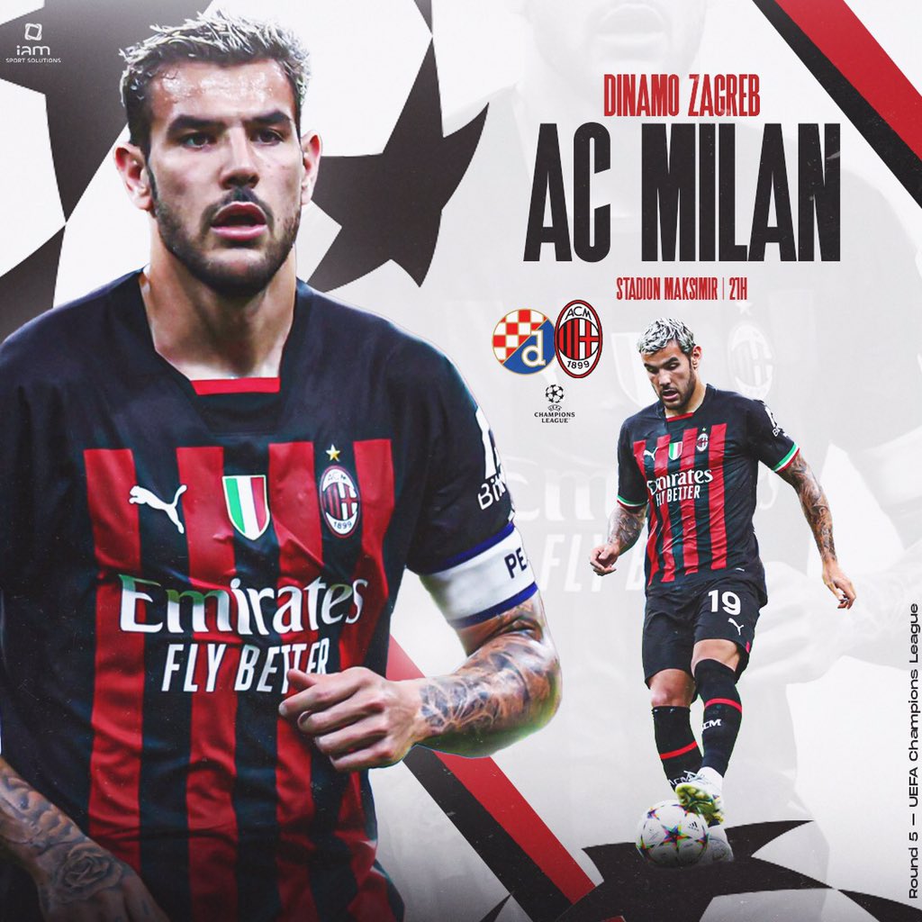 TheoHernandez's tweet photo. Forza Ragazzi! 💪🏼
Avanti @acmilan 🔴⚫
#GNKDACM #UCL #TH1️⃣9️⃣ https://t.co/o9V5dItJZI