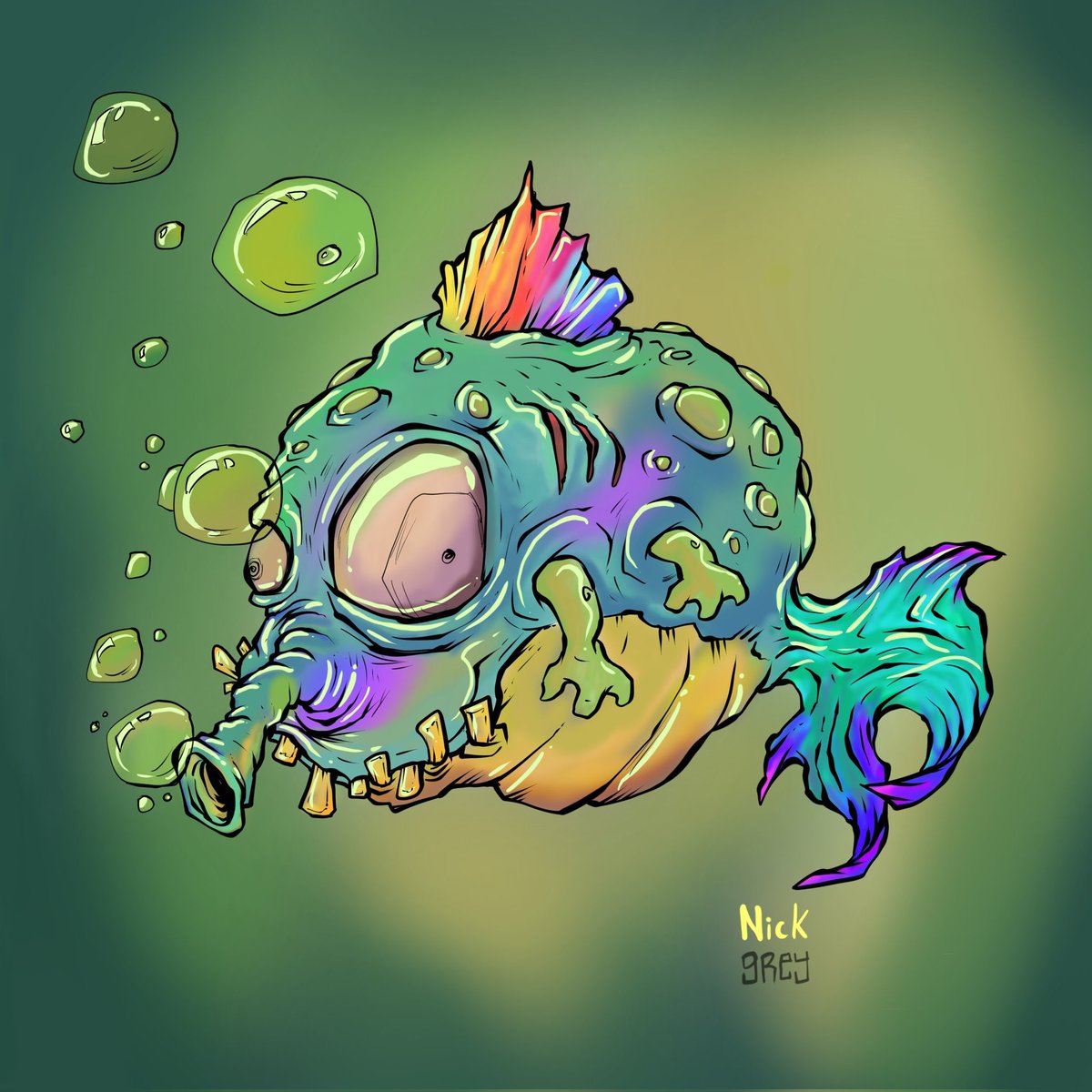 NicholasNFT's tweet photo. So happy to announce my first collab piece and with @process_grey from @goblintown I never thought you would say yes, and I love this design. This will be one of the rarest design in my Collection and I still hope to work with other people. 🙏🙏🙏 https://t.co/aSjm0XGK4w