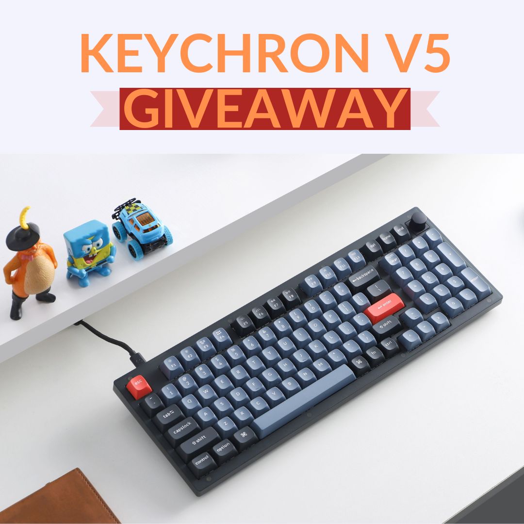 KeychronMK's tweet image. To celebrate the release of the Keychron V5, we are giving away two V5 to two lucky winners. Winners will be announced on October 31st. 

Retweet and enter👉🏻
gleam.io/zzwOW/keychron…

Or order it👉🏻bit.ly/3VXR7bv

#KEYCHRON #customkeyboard #keychronv5 #giveaway