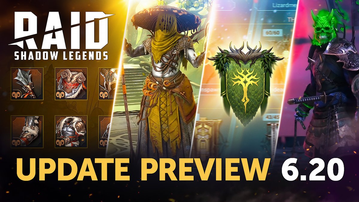 Check out Update Sneak Peek 6.20 and learn about the Sylvan Watchers - a new Faction coming to Teleria - and a buff called Taunt. We also have info on Forge Pass Season 5, a new Artifact Set, and upcoming Halloween Champions! See the full video: plrm.info/3gxItA5
