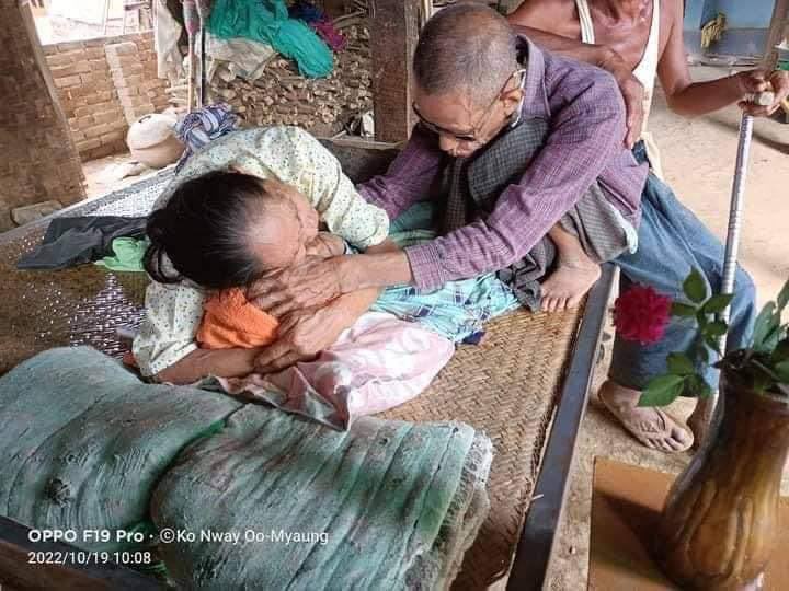 TTFR__Myanmar's tweet photo. A disabled person, aged 45, was shot dead by the junta troops at his residence in Shwepungthar village of Myaing township in Sagaing region on 19 October, according to Civil Defense and Security Organisation Myaing (CDSOM) #2022Oct25Coup  #WhatsHappeningInMyanmar https://t.co/jpcsvobFm7