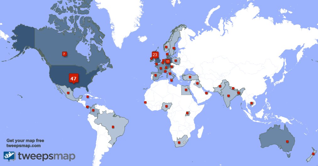 Special thank you to my 1 new followers from Germany last week. tweepsmap.com/!Beyond_History