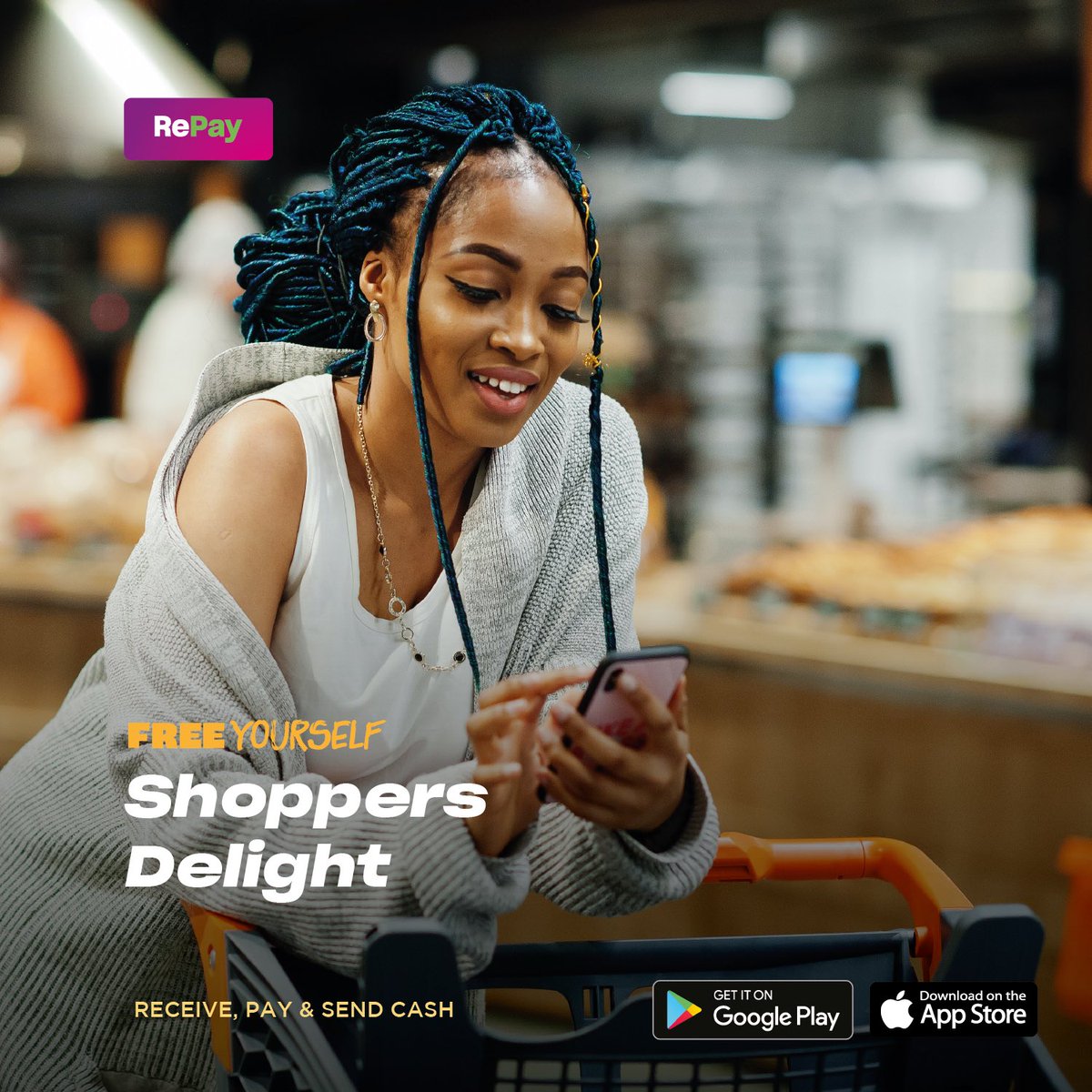Thinking of #shopping? #RePay #Wallet got you! #Download RePay Wallet on google #Playstore for #saving &amp; #cashbacks whenever you #shop at our #merchant #partners.
