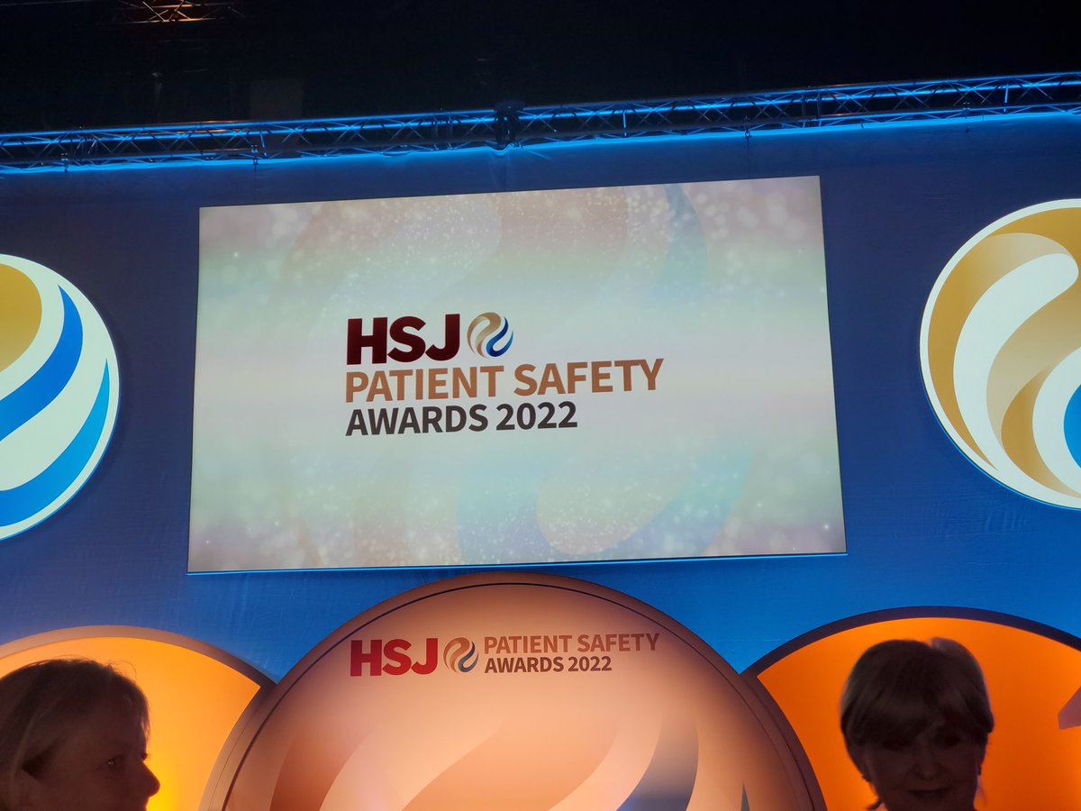 at the HSJ Patient Safety Awards