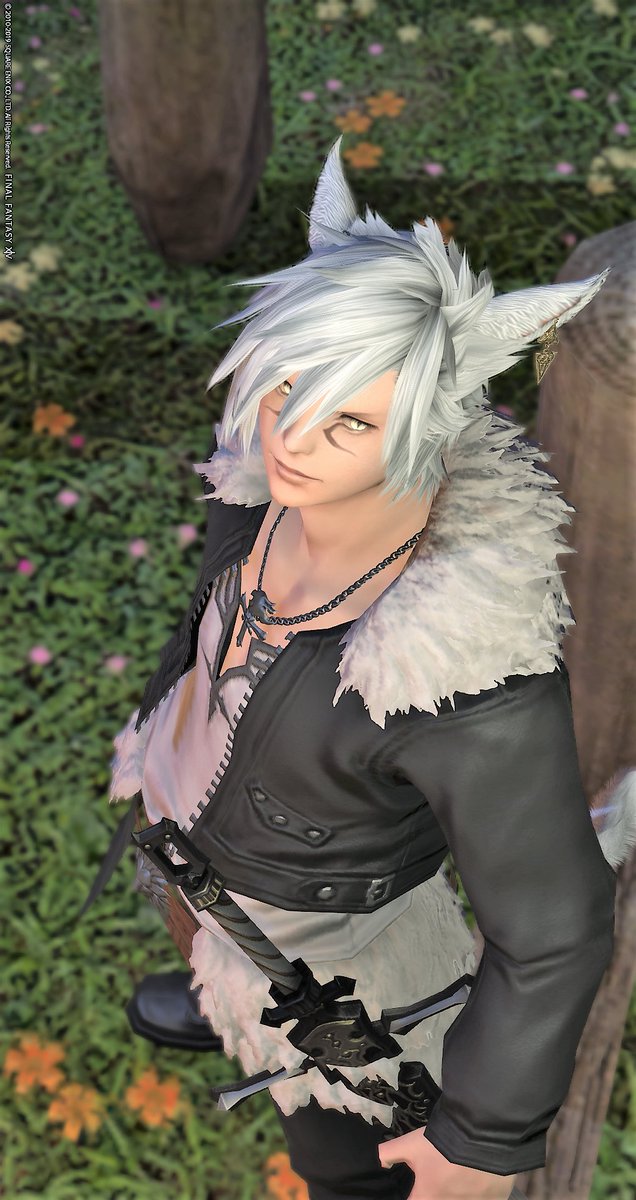 FF1485772219's tweet photo. 髪色が真っ白け時代。＃FF14　＃ミコッテ https://t.co/ZPx2X6vTVw