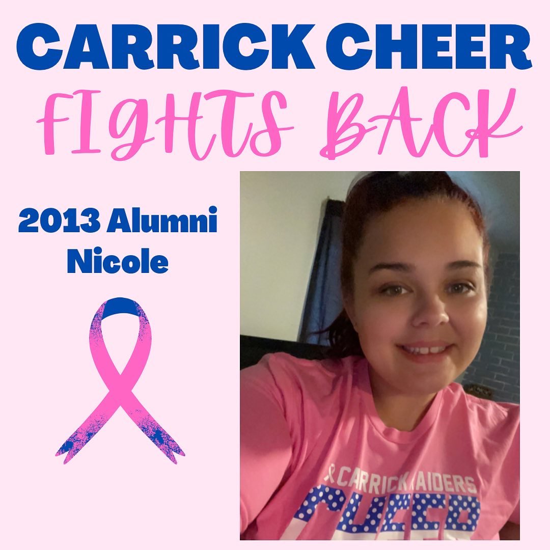 CarrickCheer's tweet photo. Carrick Cheer #FightsBack 💕 

#RaiderPride 💛💙 https://t.co/K9RbTPdRgt