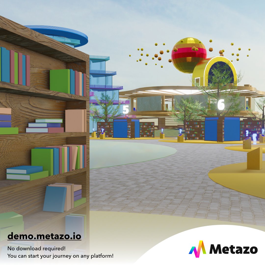 quniver_se's tweet photo. Imagine a school where students can experience everything they need to learn.📚
Prepare yourself for a new era in education. Come and explore the opportunities waiting for you in Metazo Education Center.
➡️ https://t.co/4pN8d24pvi
#Metazo #MTZ #Metaverse #EducationCenter #Web3 https://t.co/V9gmskGaHo