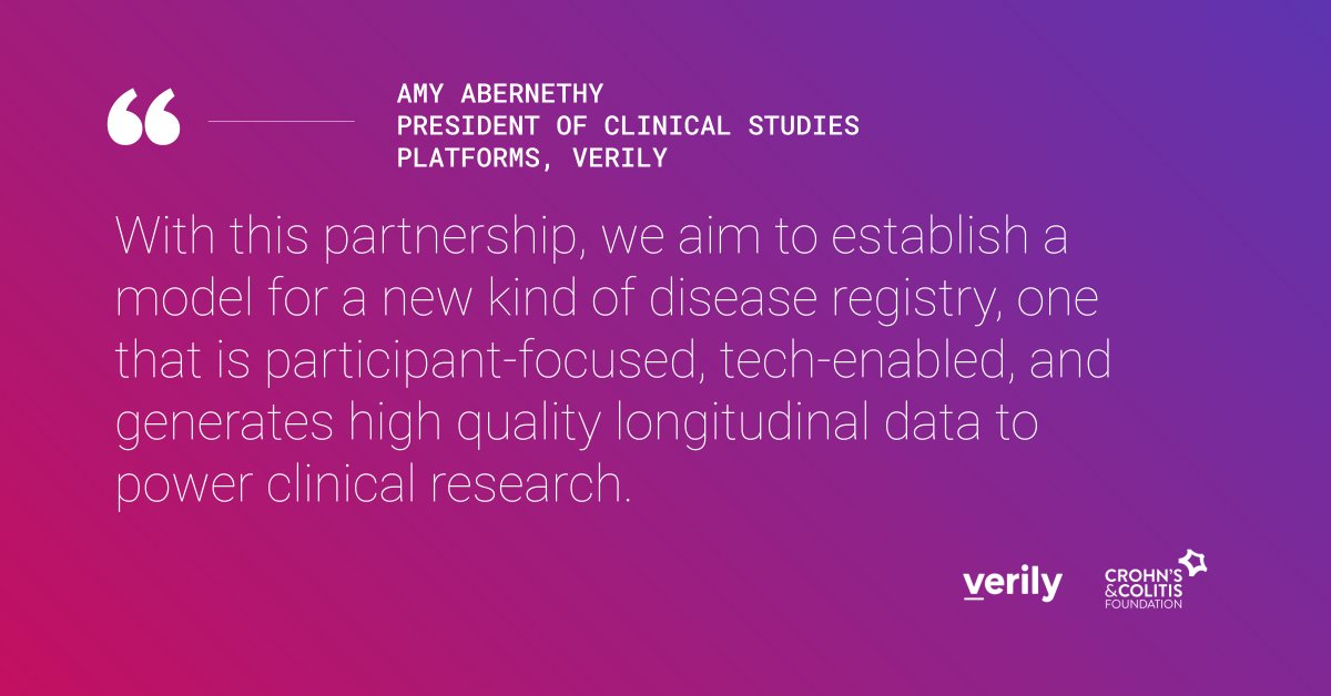 Just announced! We’ve expanded our strategic collaboration with @CrohnsColitisFn, aimed at accelerating research to advance treatment and potential cures of #IBD, which affects millions of Americans. Read the news: bit.ly/3WbAp8K #CrohnsDisease #UlcerativeColitis