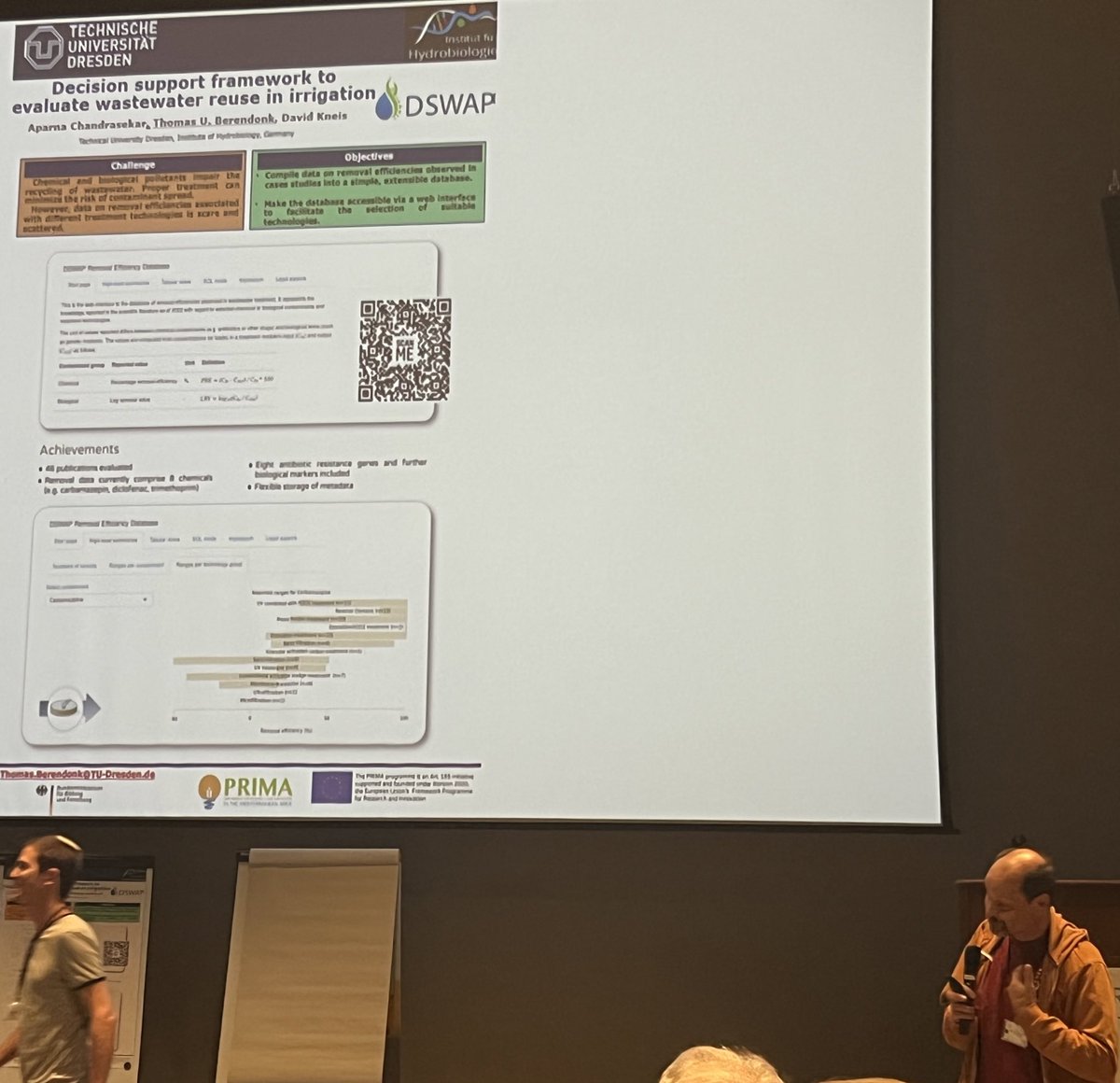 Uli Klümper (@ulikluemper) on Twitter photo Thomas Berendonk is presenting a novel decision support tool developed within the <a href="/PrimaProgram/">PRIMA Program Mediterranean Partnership 🇪🇺</a> <a href="/DSWAP1/">DSWAP</a> project for evaluating wastewater reuse for irrigation purposes by compiling data on removal efficiencies that is accessible through:
limno-live.hydro.tu-dresden.de/dkneis/prototy…
#treWAG2022 Thomas Berendonk is presenting a novel decision support tool developed within the <a href="/PrimaProgram/">PRIMA Program Mediterranean Partnership 🇪🇺</a> <a href="/DSWAP1/">DSWAP</a> project for evaluating wastewater reuse for irrigation purposes by compiling data on removal efficiencies that is accessible through:
limno-live.hydro.tu-dresden.de/dkneis/prototy…
#treWAG2022