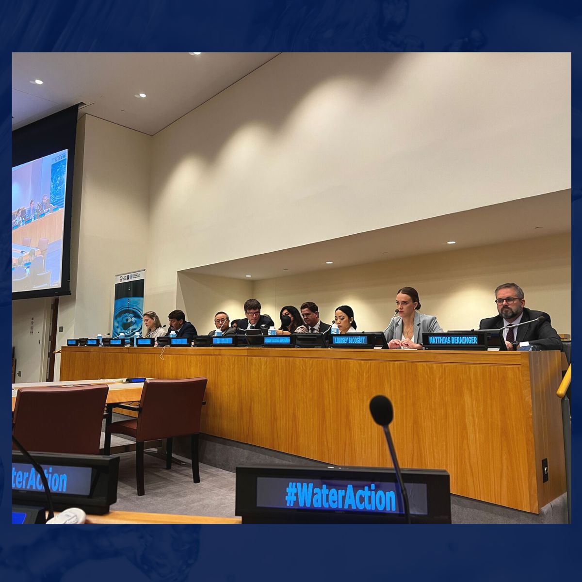 Water and Climate Leaders and <a href="/un1fywc/">UN1FY</a> at the opening of the <a href="/UN_PGA/">Annalena Baerbock</a> Stakeholder Consultation Meeting for the #UN2023WaterConference advocating for the #GameChangers needed. Today, the UN PGA is convening a Preparatory Meeting to finalize the themes of the interactive dialogues.