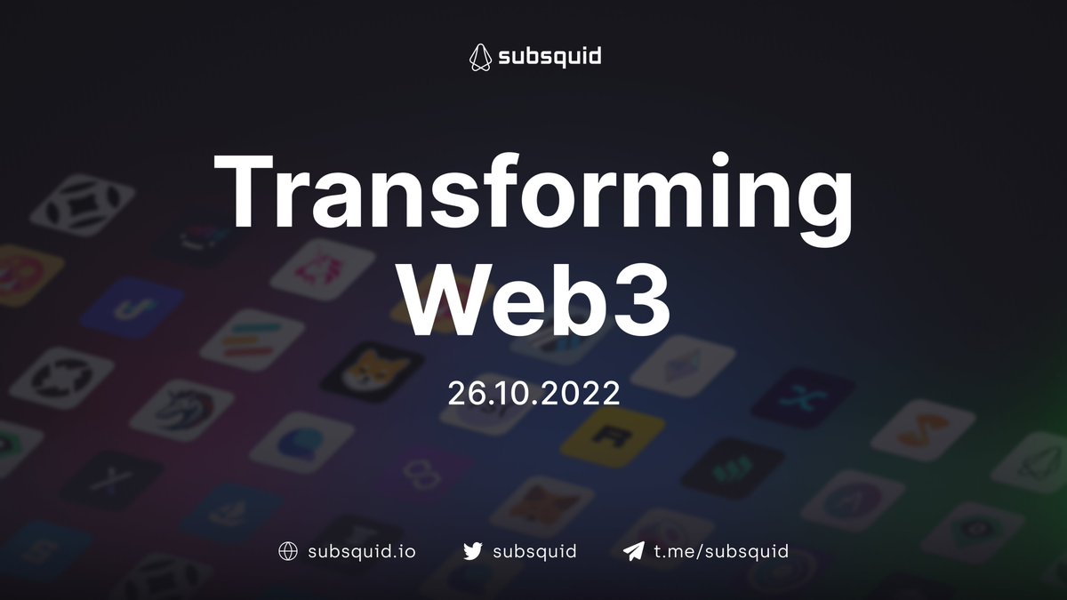 Subsquid has already transformed the #Polkadot ecosystem with a better, faster, and more efficient data standard. Tomorrow, we'll be announcing our most significant expansion update yet. Where do you think we'll be shipping #squids next?