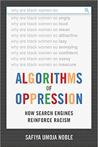 claireXanda's tweet photo. In the recent episode of #ArchetypesWithMeghan the title is angry black woman&amp;Meghan  talks about the amazing @safiyanoble’s book #Algorithmsofoppression which if you haven’t already got should because it will blow your mind. It is one of the most impactful book I have ever read. https://t.co/WuSqU2ddWu