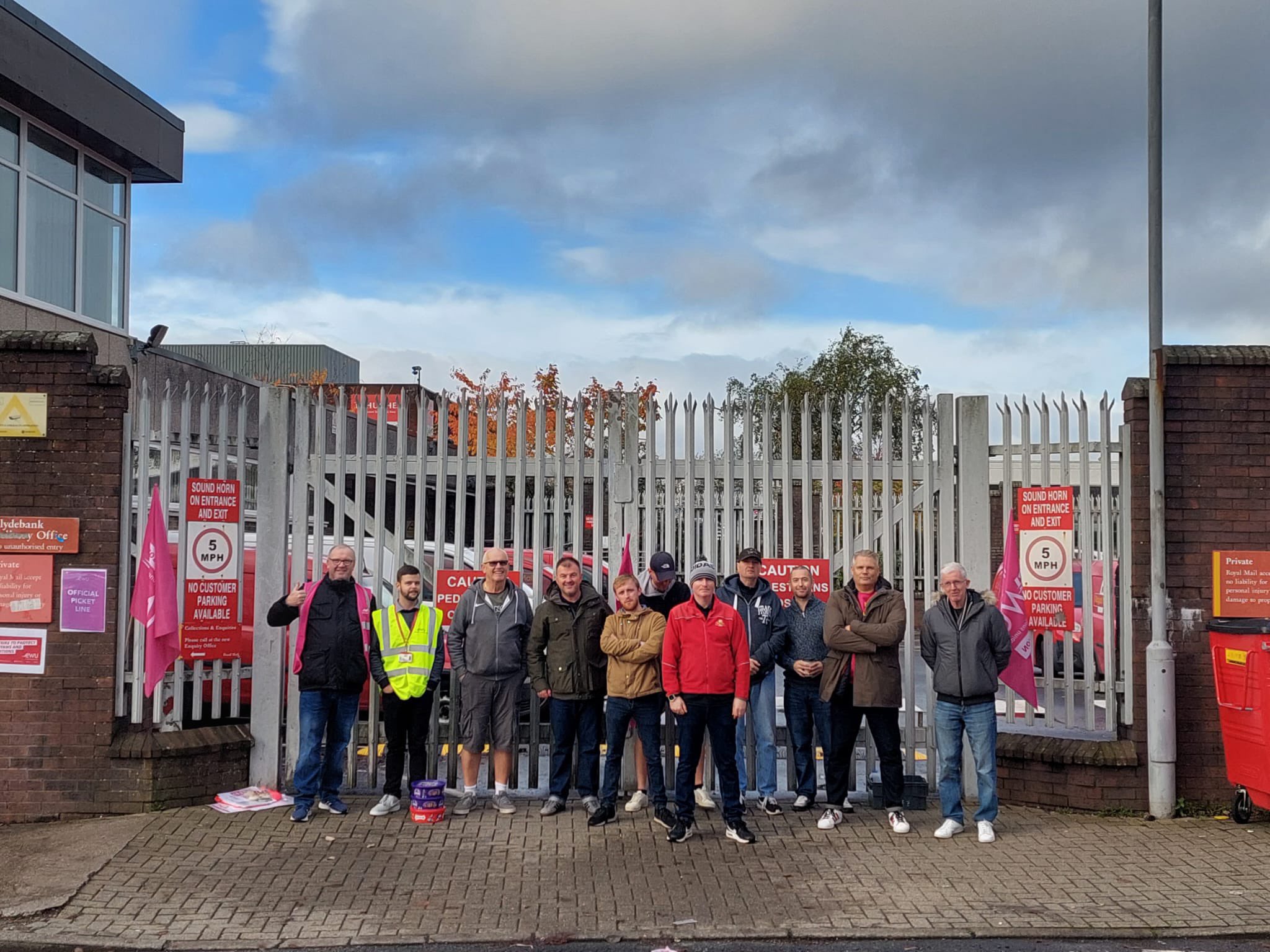 The CWU on Twitter "Clydebank G81 still standing strong 💪 