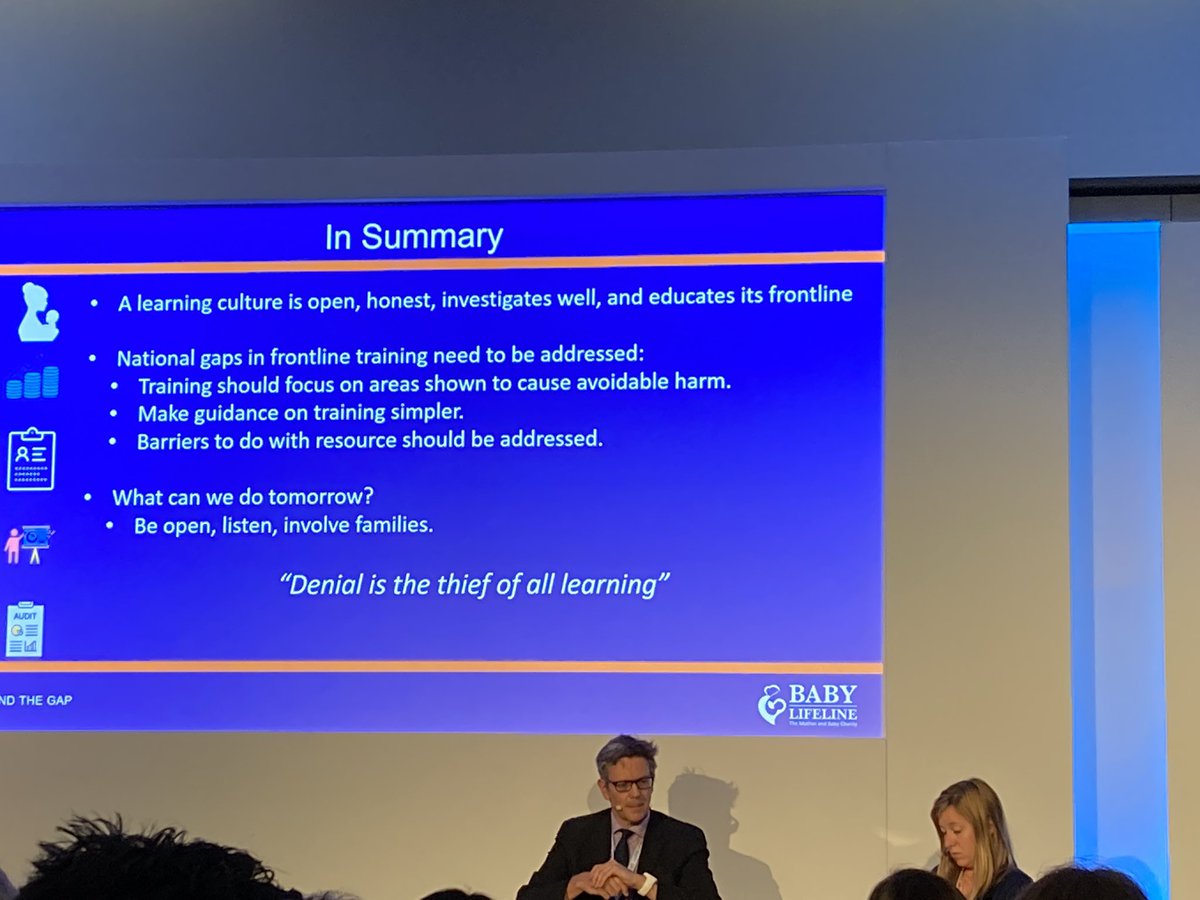 2 days at the #hsjpatientsafety congress with <a href="/HINSouthLondon/">Health Innovation Network South London</a> learning how we can make the NHS a safer place for patients and staff.

Takeaways: Denial is the biggest thief of learning. Be open, honest, educate frontline and learn from SIs and investigations. Involve families.