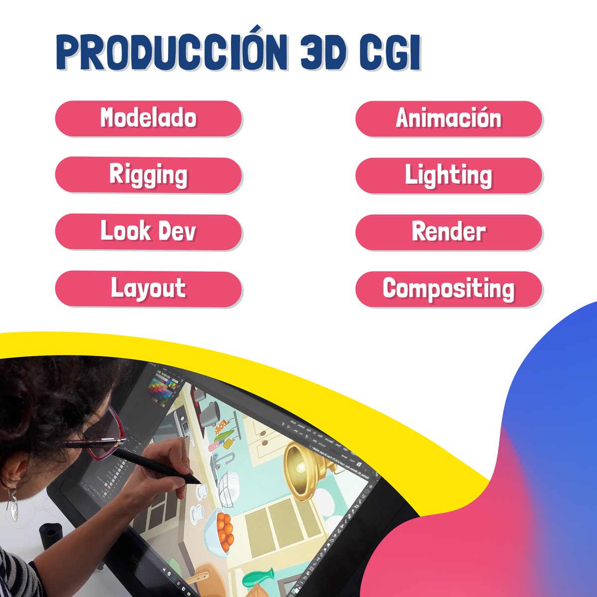 MondoTVStudios's tweet image. Nos encanta contar historias y...¡producirlas!🎬

Experiencia, talento y estratégica localización en las #IslasCanarias nos permiten ofrecer cualquier tipo de servicios de animación 2D y 3D. 

Descubre más sobre nosotros: bit.ly/3SzpouC

#MondoTVStudios #animationservice