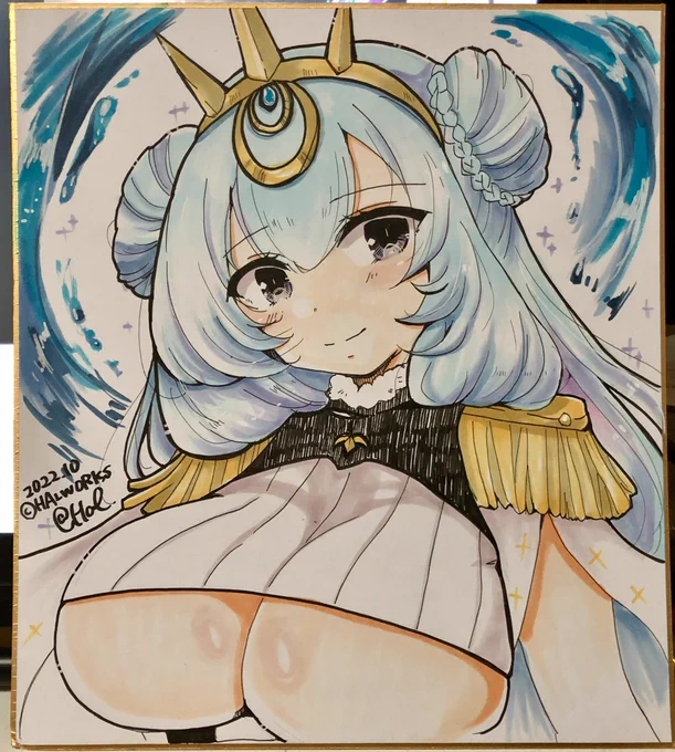 渦潮の亜神メシナ🐟
#アイギスお絵かき 