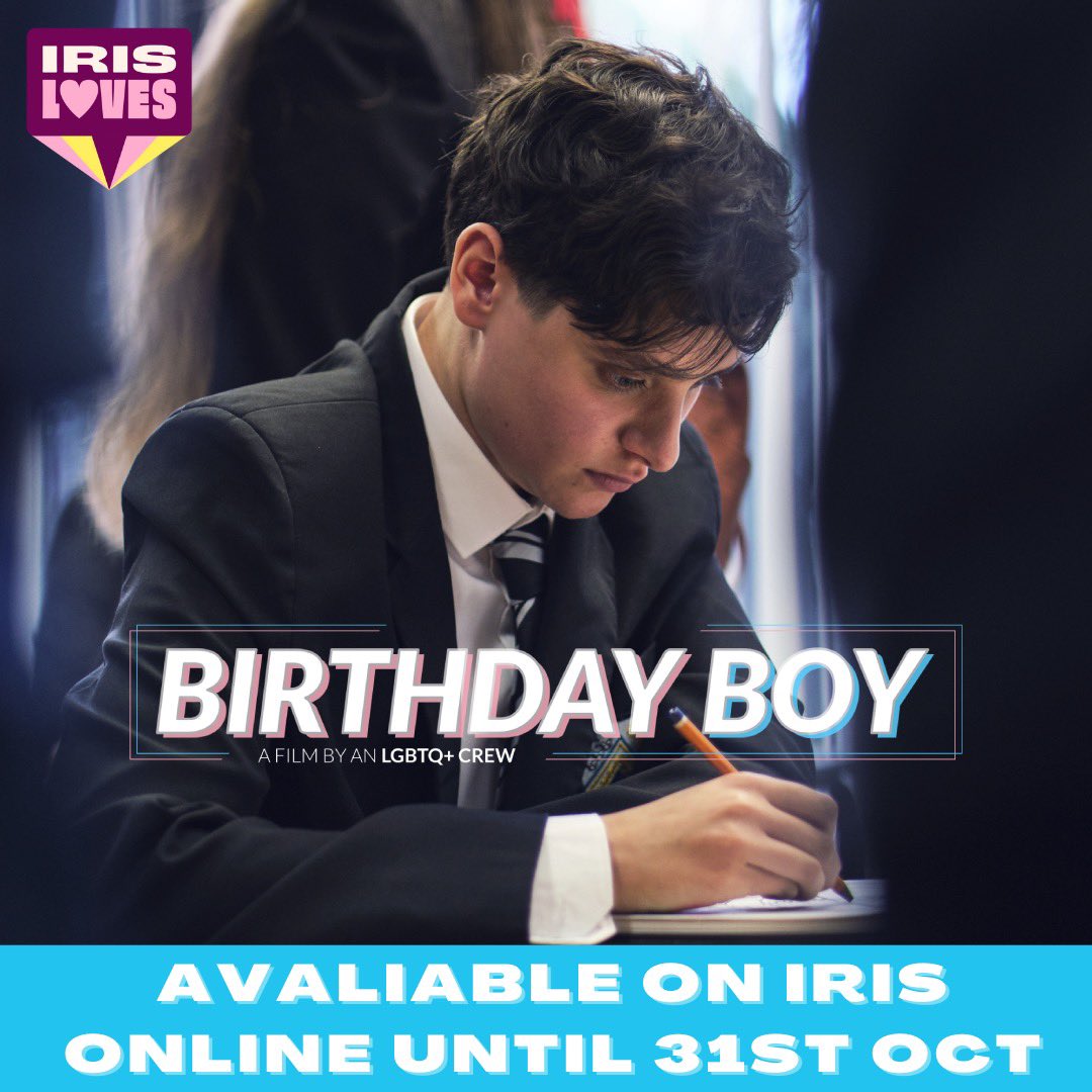 Birthday Boy is featured in the <a href="/irisprize/">Iris Prize LGBTQ+ Film Festival</a> online’s ‘Best of Iris 2021’ collection until 31st October.

Many other great films to see, too - definitely check out <a href="/niamh_buckland/">niamh buckland</a>’s Want/Need which stars our very own @sebemmerson!

irisprize.org/2022-iris-onli…

⭐️ #irisloves