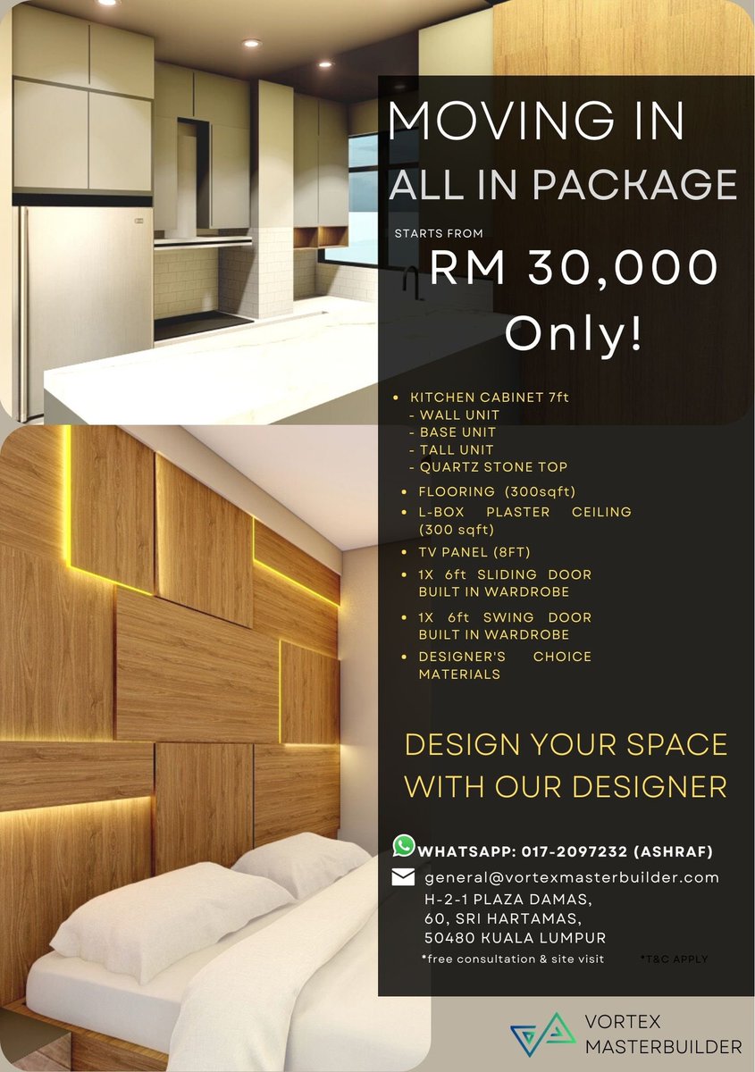 msashrafJ's tweet photo. @thezulfo Hello 👋🏻. Anyone yang interested to know more on home renovation ikut your budget can contact them. Thank you 😊 https://t.co/G1QoqspP53