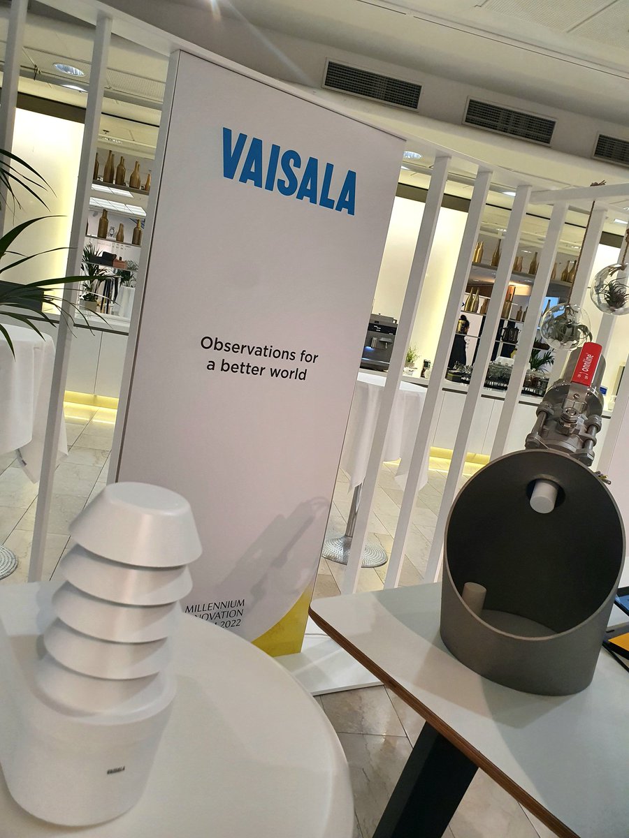 VaisalaGroup's tweet photo. We are here, ready for interesting discussions, demos, and encounters! #MIF22 #MillenniumTechnologyPrize #innovation #biogas #airquality #Vaisala https://t.co/Khug683KTG