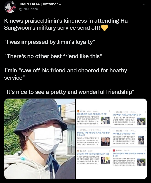 JimtoberPromise's tweet photo. Jiimin's kindness is always praised. His gentle and caring nature is something that always inspires us. 

#FairyAngelJimin 페어리 앤젤 지민 https://t.co/LgmTVBcfPS