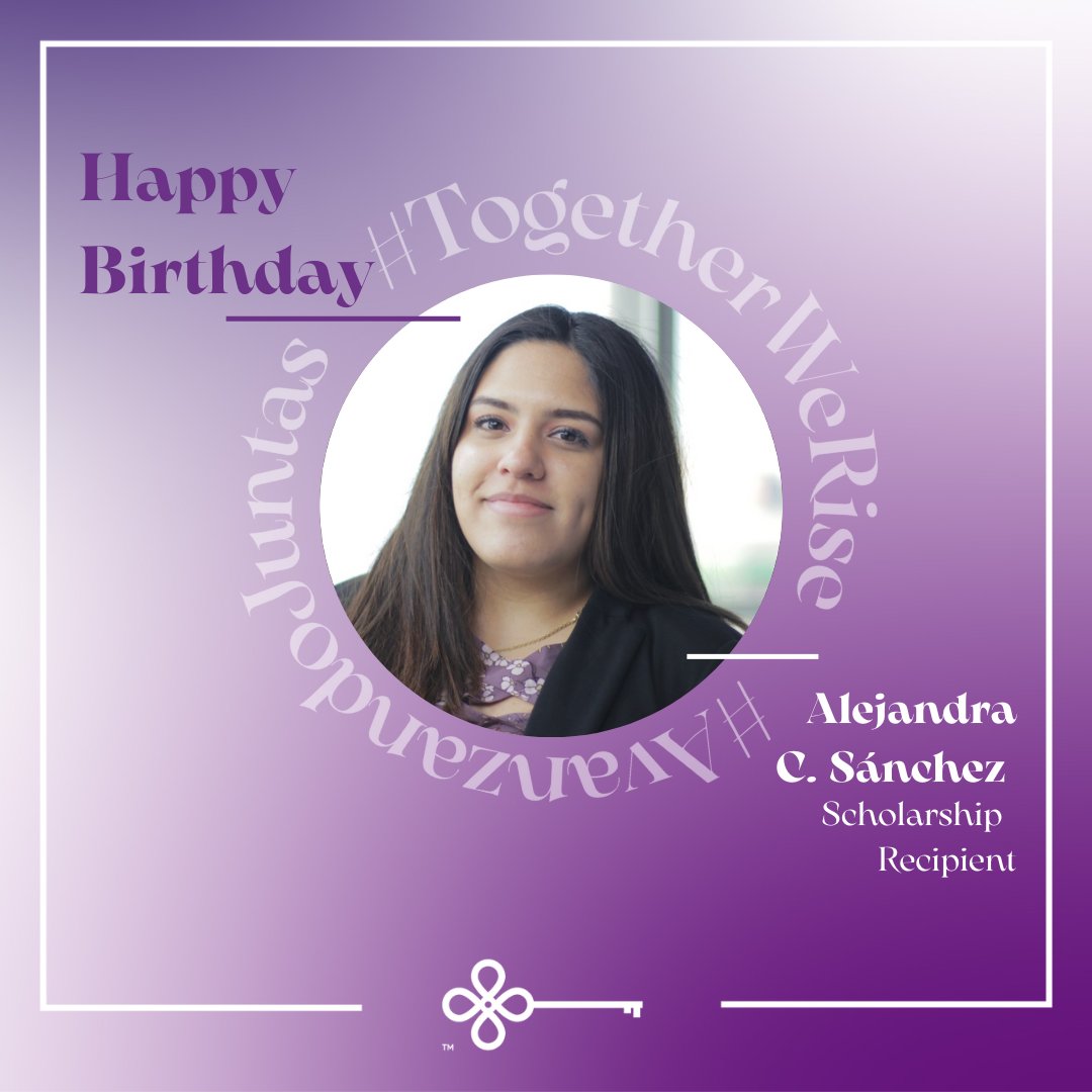 LatinasInHR's tweet photo. Please join us in wishing one of our past Scholarship winners, Alejandra C. Sanchez, a happy birthday! 🎉

 ___________ 

#BirthdayShoutOut #Community #TogetherWeRise #AvanzandoJuntas #LatinasInHR #LatinasRisingUpInHR https://t.co/N1A0EdzyS0