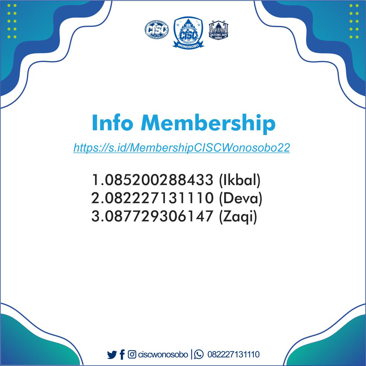 CISCwonosobo's tweet image. Membership CISC Wonosobo, yuk ah daftar segera sebelum terlambat...come join us