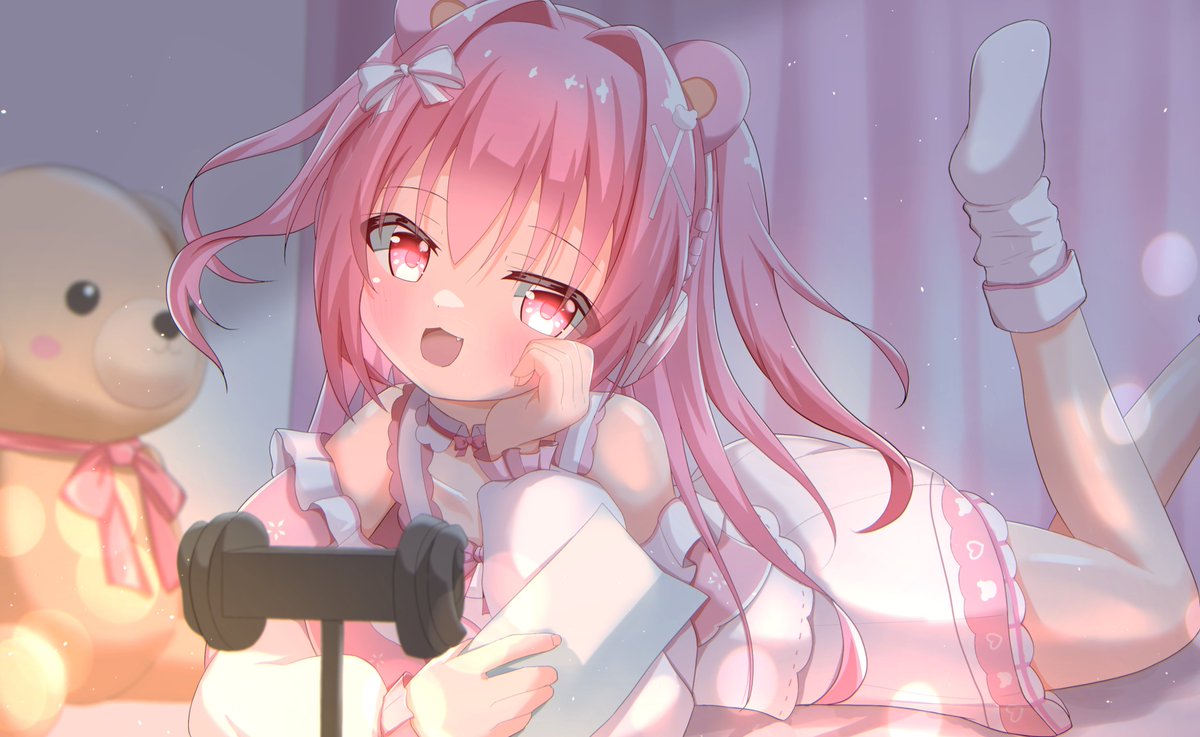 「すやすやできるASMRらじお略してすやらじ。が楽しみだなあというイラストです#姫」|ぬまみずきのイラスト