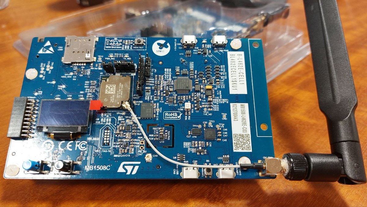 certify_project's tweet photo. Day 2  @certify_project  Kickoff meeting: 
STMicroelectronics Italia showed the demo with #ST #discoverykit to  
1. setting up #SSL #TLS structure
2. performing the SSL/TLS handshake
3. verifying peer X.509 certificate
4. write to server 

@mirko_ross @sven_r @digital_worx https://t.co/1LGfB7CCNQ