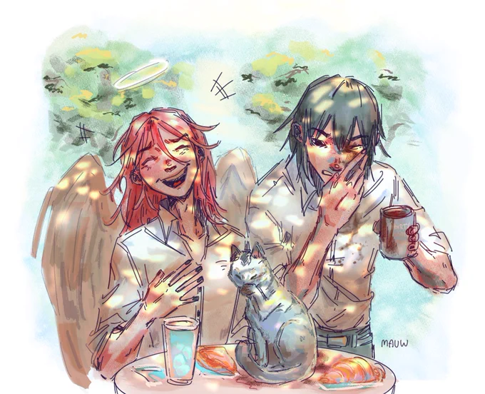#akiangel #chainsawman shhh they're on a date 