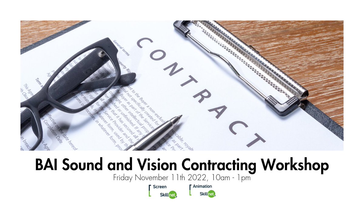 Funding contracts, accounts, budgets, and deliverables can be challenging. This 3hr workshop focuses on the contract and the contractual deliveries required to complete your BAI Sound and Vision funding obligations. Apply here tinyurl.com/4yz3pz46
