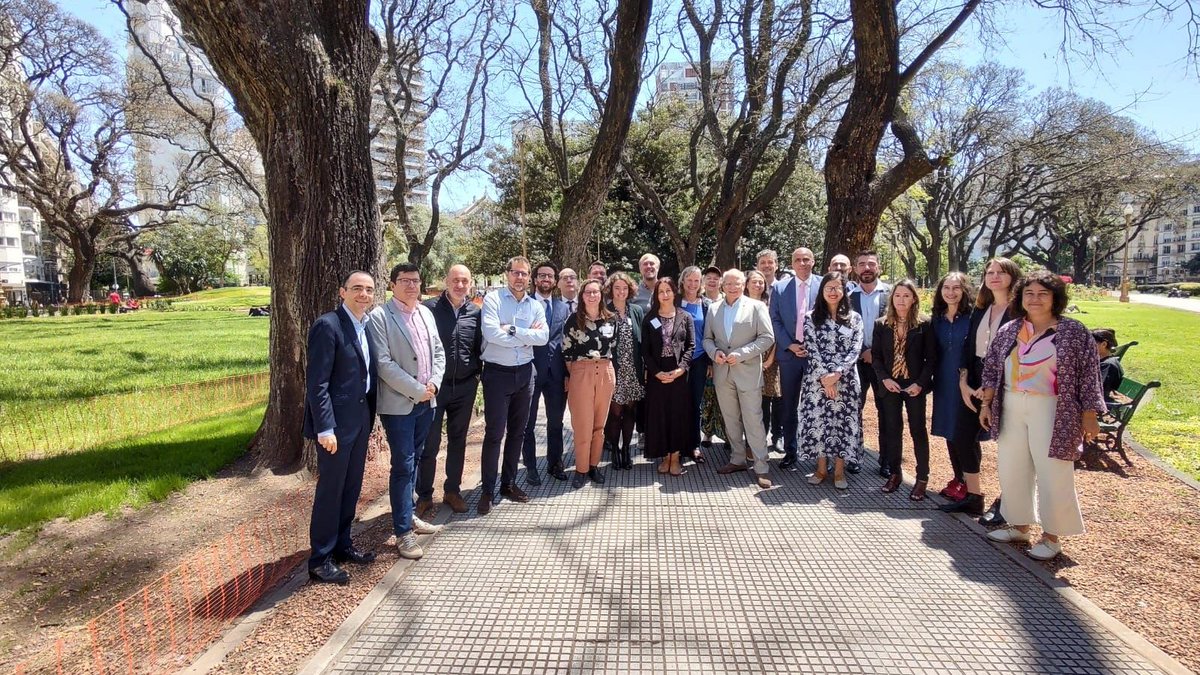 EUNIC_Global's tweet photo. This week @EUNIC_Global is meeting with colleagues from #EUNICClusters in #LatinAmerica & the #Carribean at @CCEBA in #BuenosAires, to explore together the evolution of #CulturalRelations practice, the specifics of the region & the value we can add to local conversations. https://t.co/QHKsoVej2j