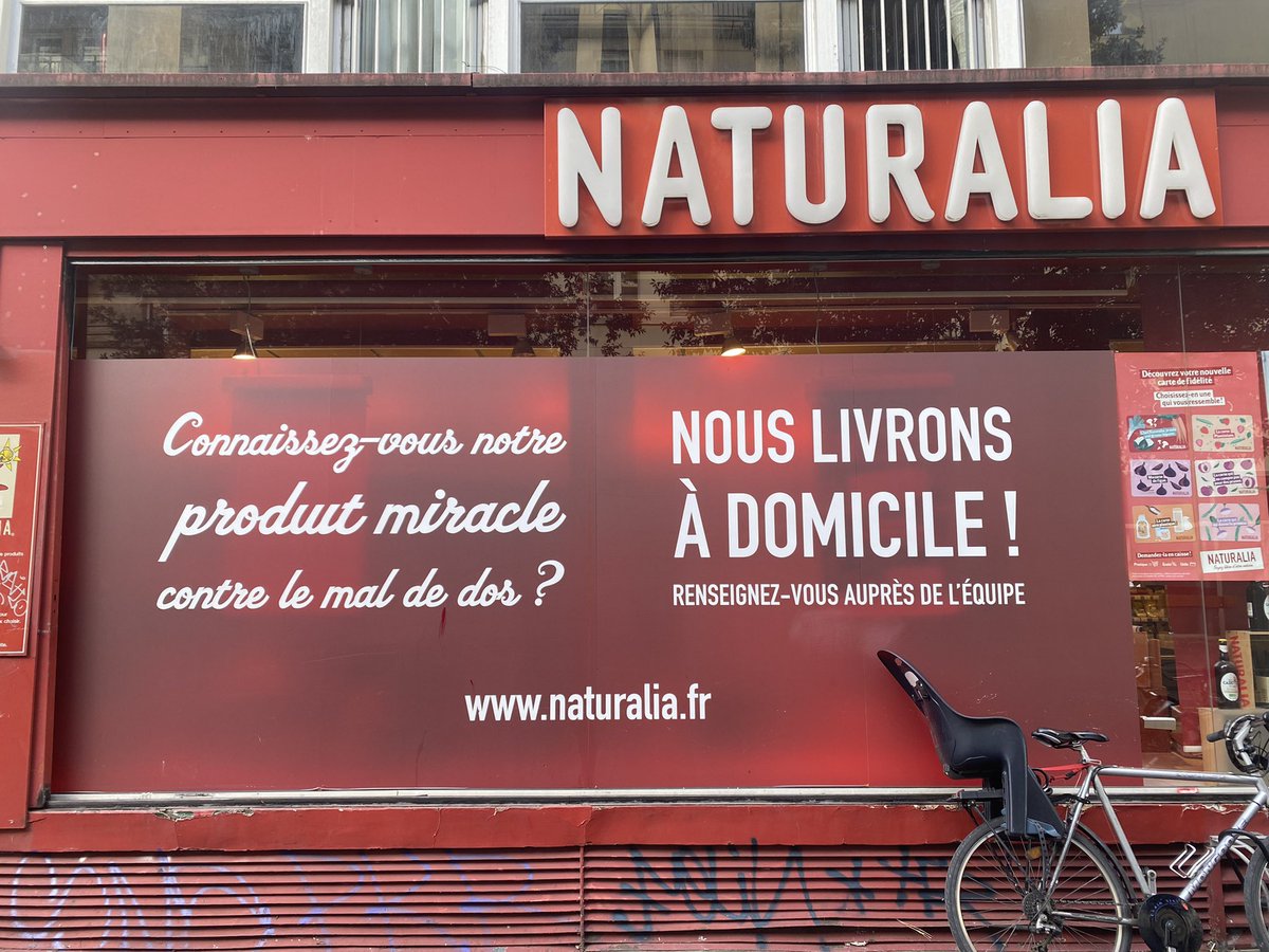 guillaumerotrou's tweet photo. Oui enfin sauf pour le dos du ou de la livreur/se qui se tape 5 étages 20 fois par jour @_NATURALIA 😅 #ecommerce  #communicationresponsable https://t.co/qnnyo1GWJv