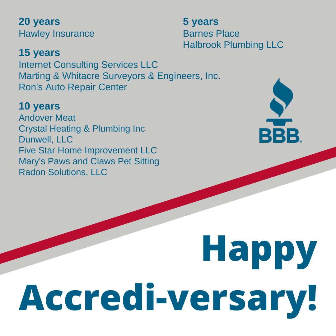 bbb_iowa's tweet photo. Congratulations to the businesses celebrating milestone BBB Accredi-versaries!

@RonsAutoAmesIA https://t.co/fPJT0fM9D1