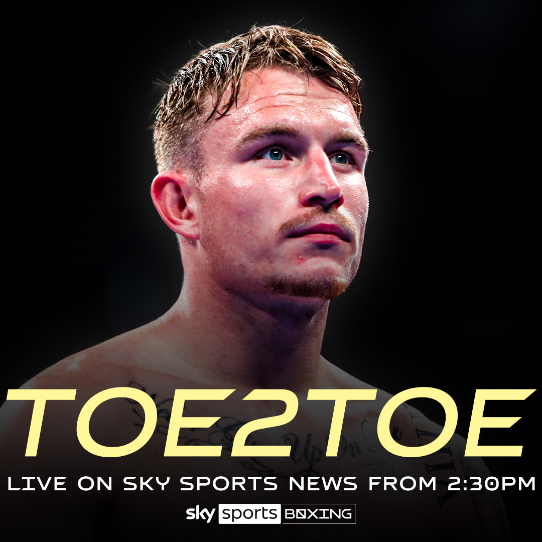 ⚡ 𝐒𝐌𝐈𝐓𝐇 𝐱 𝐓𝐎𝐄𝟐𝐓𝐎𝐄 ⚡ Ahead of his British title fight against Kaisee Benjamin, live on Sky Sports, Dalton Smith joins Toe2Toe to talk all things boxing! 🥊⏰