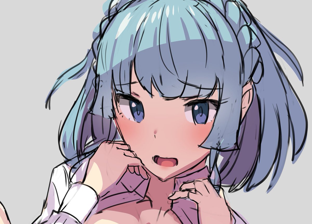 本日更新予定、FANBOX限定コンテンツ用カット。カラーラフまで進行。 