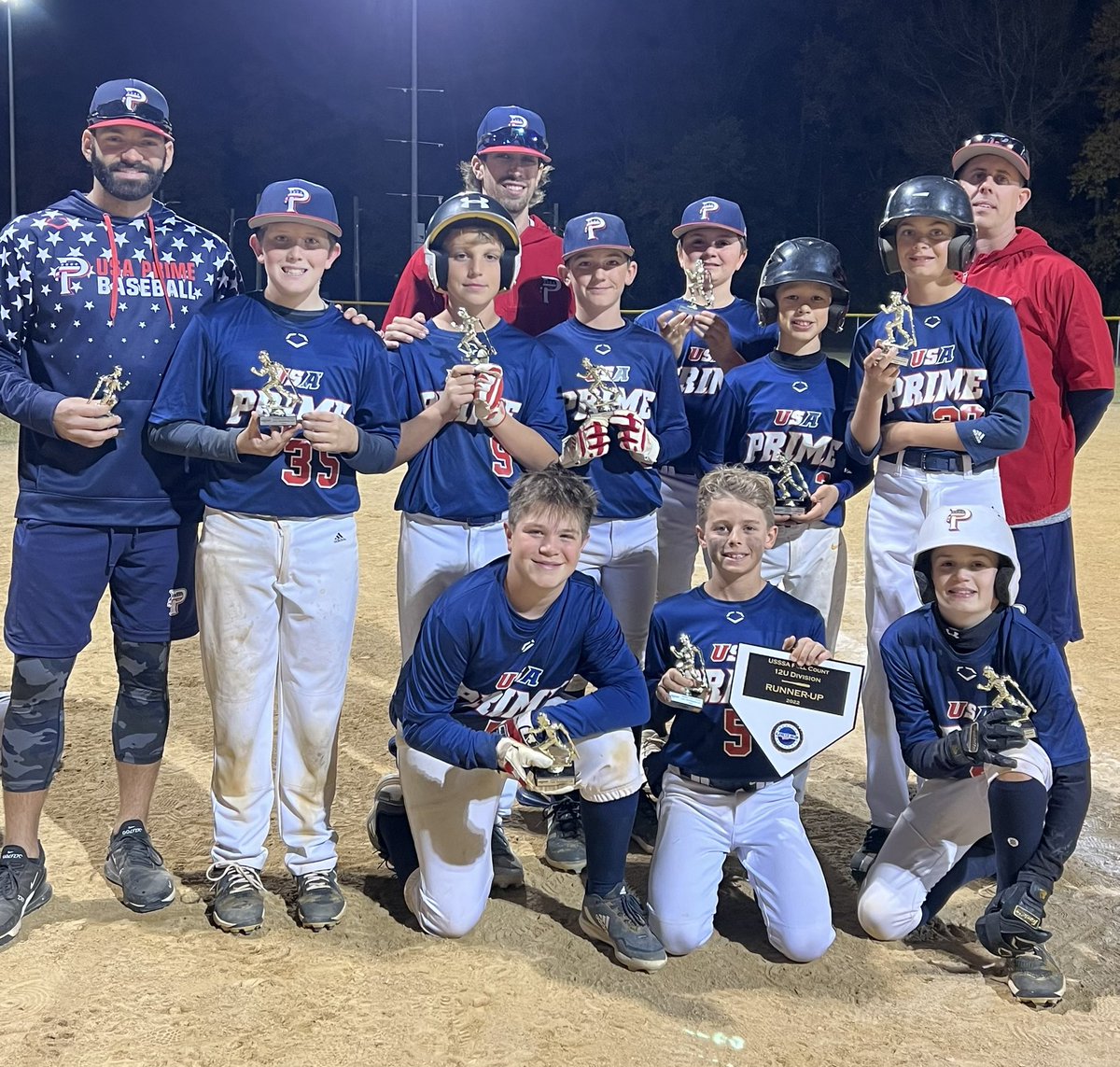 usaprimeva's tweet photo. Congratulations to USA Prime Virginia - 12u Weaver on their Championship Game finish at the @USSSABSBL “Full Count” tournament! @USA_PrimeBB #PrimeDevelopment #PrimeMovement https://t.co/fJ0lpKcz1v