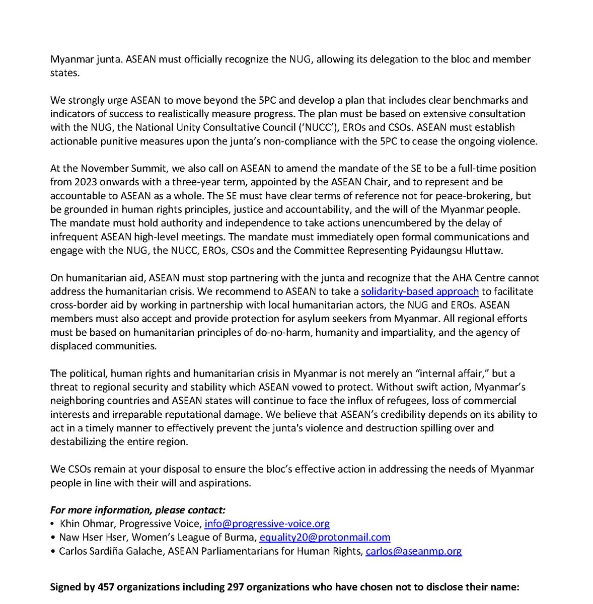 Inviting #MyanmarMilitaryTerrorists Reps to meeting is supporting their #WarCrimesOfJunta . #JuntaBombedCivilians but <a href="/ASEAN/">ASEAN</a> still wants to meet with them. #WhatsHappeningInMyanmar #MyanmarLivesMatter #2022Oct25Coup x.com/JusticeMyanmar…