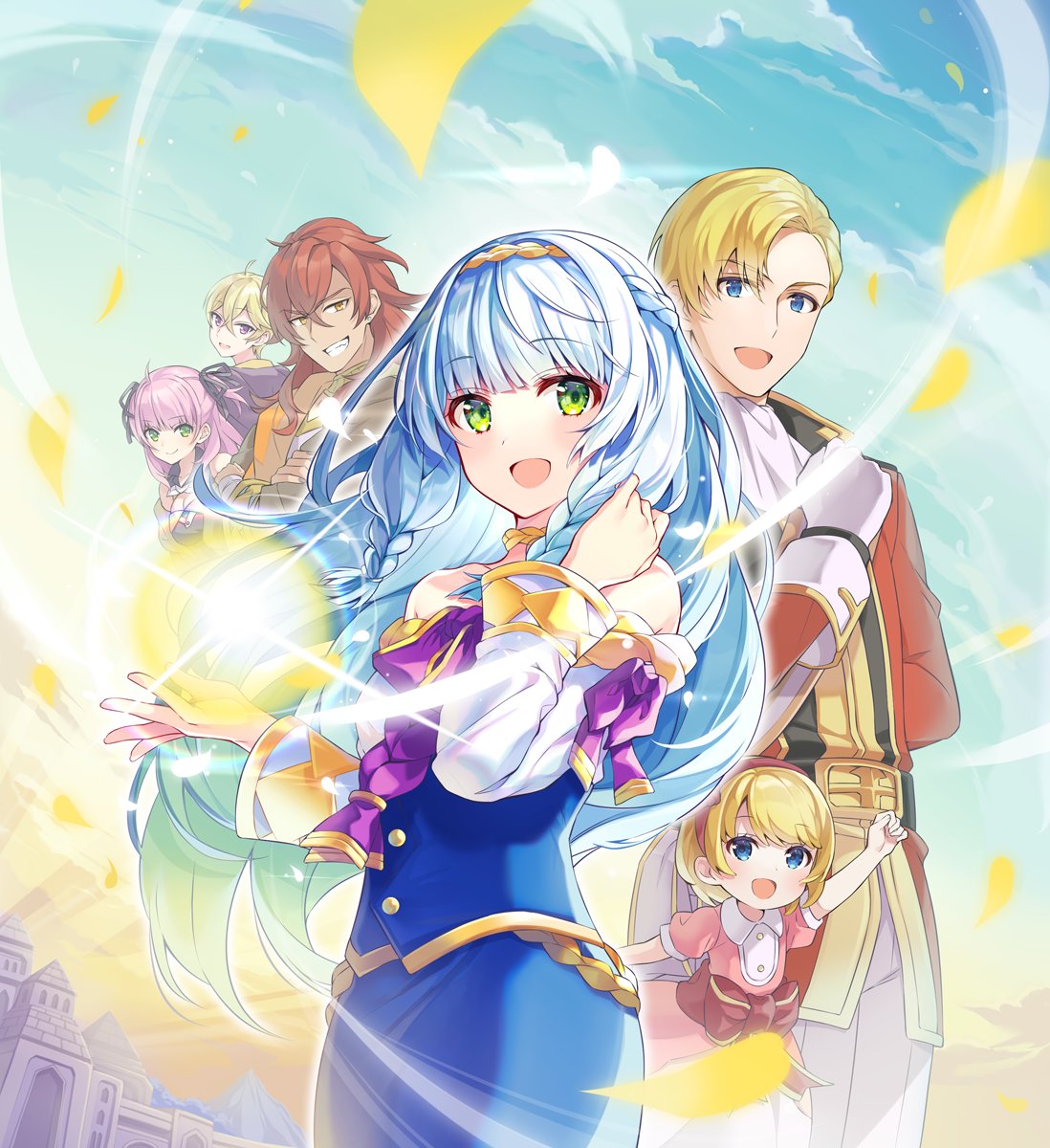 「【真の聖女である私は追放されました。だからこの国はもう終わりです】10/28日に」|ぷきゅのすけ/絵師100人展参加いたします！のイラスト