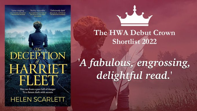 MMLitAgency's tweet photo. We are thrilled that @HelenSWriter's fantastic gothic mystery, The Deception of Harriet Fleet, has been shortlisted for the @HistoriaHWA debut crown! Congratulations, Helen! 🥳

https://t.co/BgK0yyYBBm https://t.co/ucs6nQVSTd