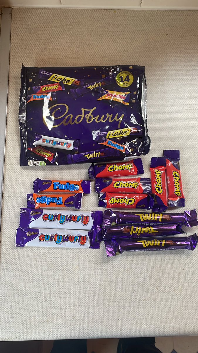 JoshLovatt's tweet photo. @CadburyUK Ive revived my twitter account for this tweet alone. As a brummie, Cadburys have always made me proud of my heritage. I’d stride the streets with my chest out, chin firmly in the air. But not today. What’s this absolute carnage? #NoCrunchie #NoFlake 😩 https://t.co/iCRECBEv6E
