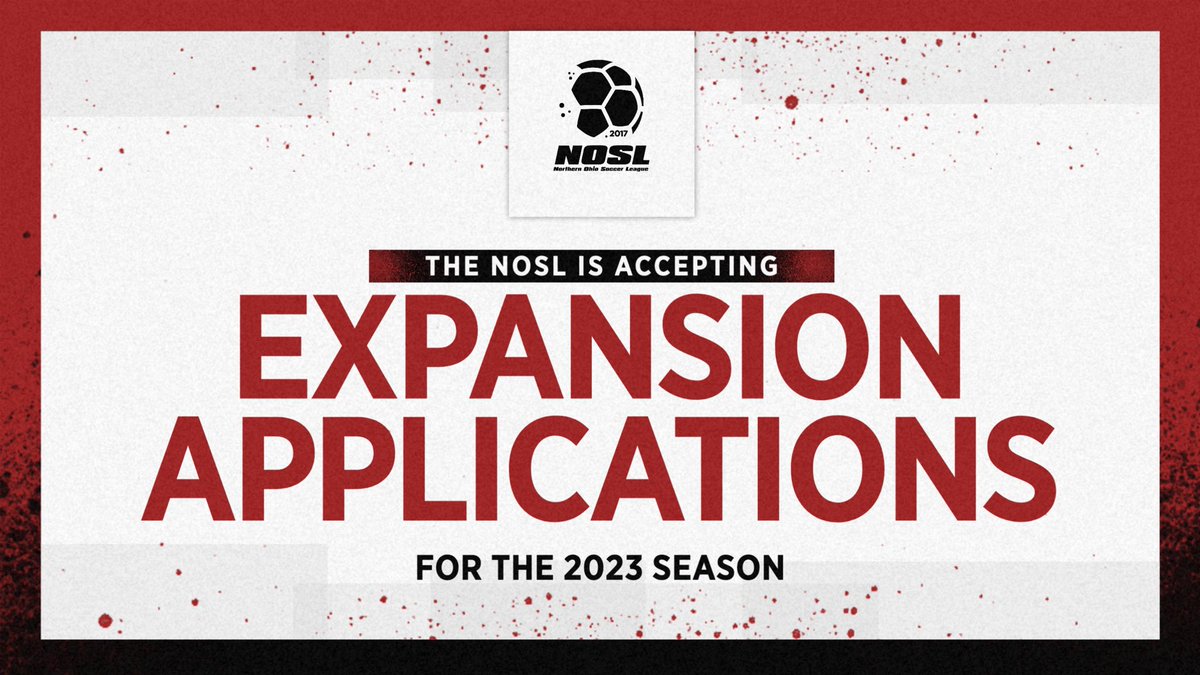 We are now accepting expansion applications for new teams for the 2023 season! Head to our website to apply! Find link in bio or below ⬇️