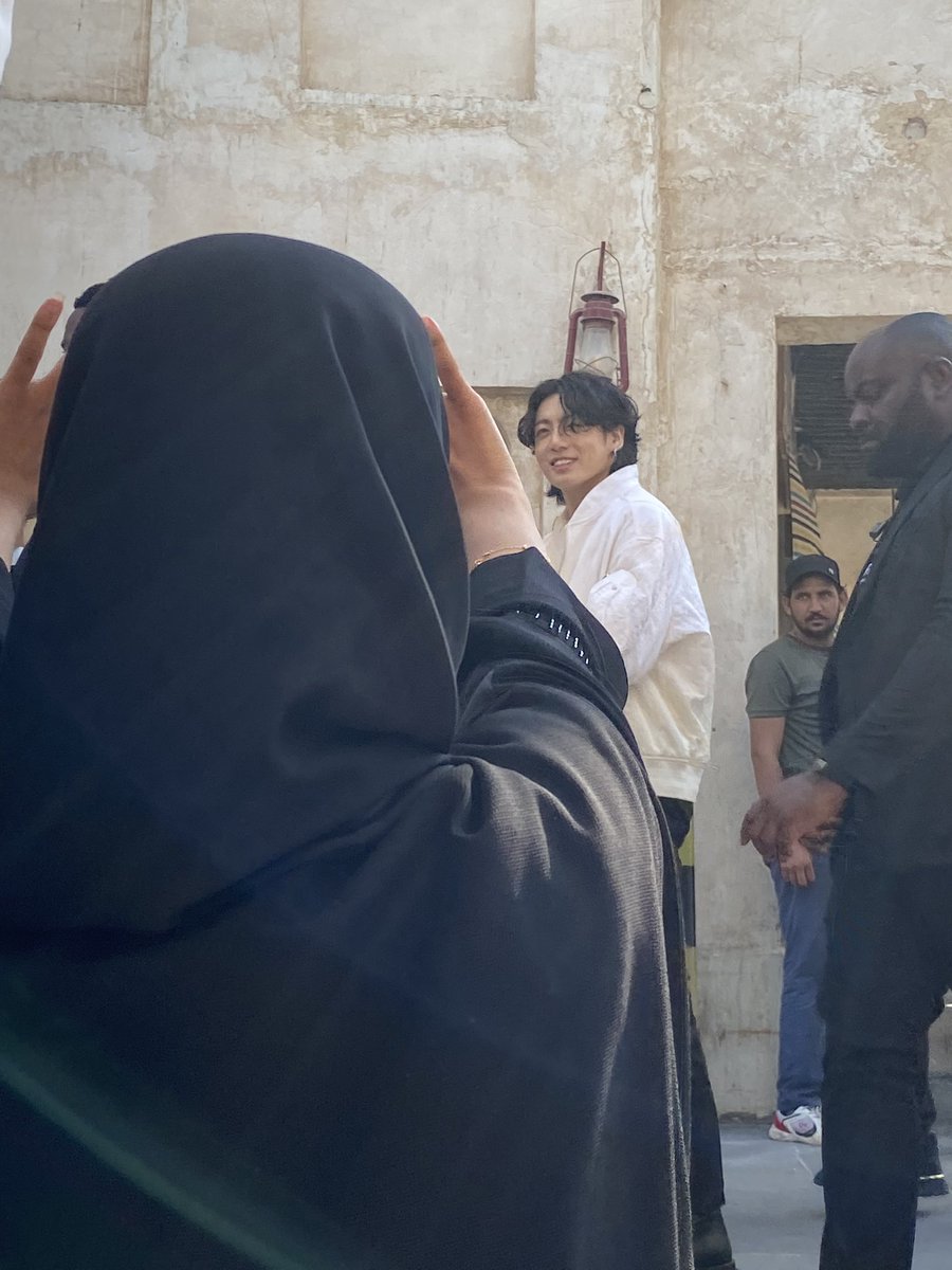 BIGHIT_INFO's tweet photo. 📸 Jungkook in Qatar! https://t.co/TExVX4TDsq
