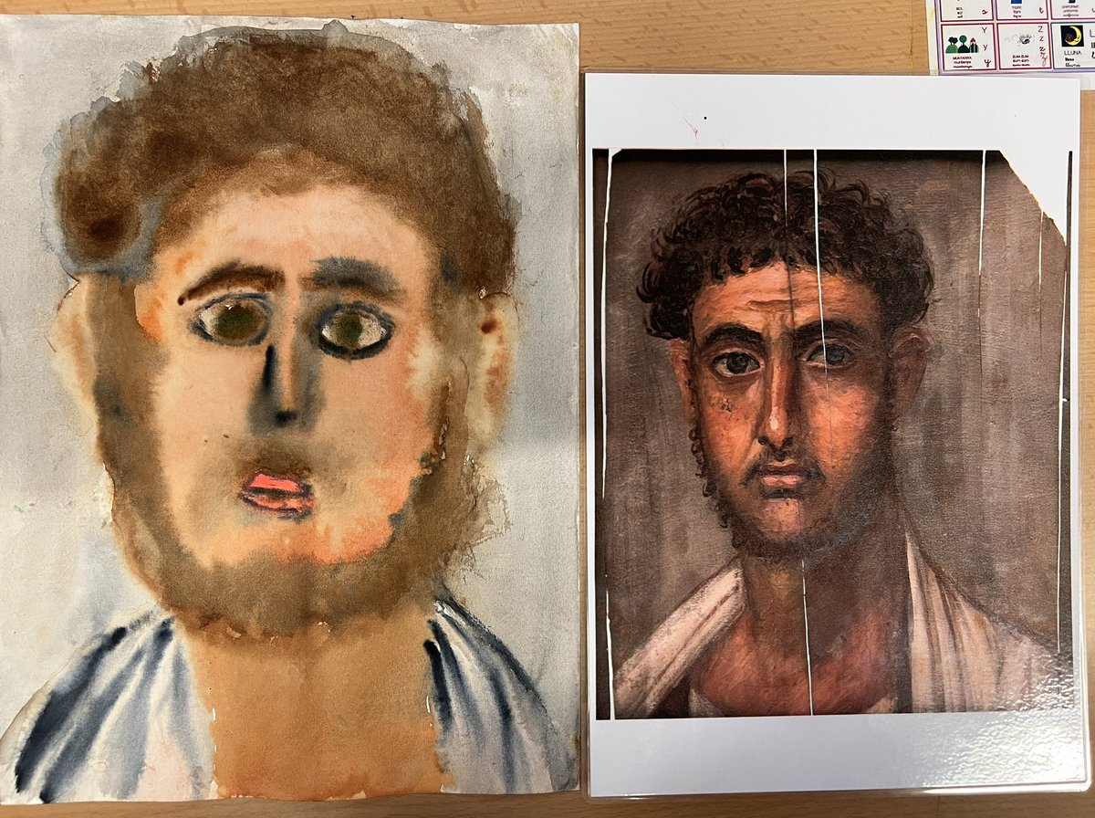 artiescola's tweet photo. 🗣Avui amb la Cori Mercader, artista i educadora del M/A\C hem treballat el concepte OBSERVACIÓ/FRUSTRACIÓ a partir de la pintura de “ROSTRES LÍQUIDS”. L’aigua, el joc de colors, el gest i l’emoció HAN FET LA RESTA ♥️ @artiescola @macmataro @escolamsola #paredolia #abstracció https://t.co/qFcQYF2SaM