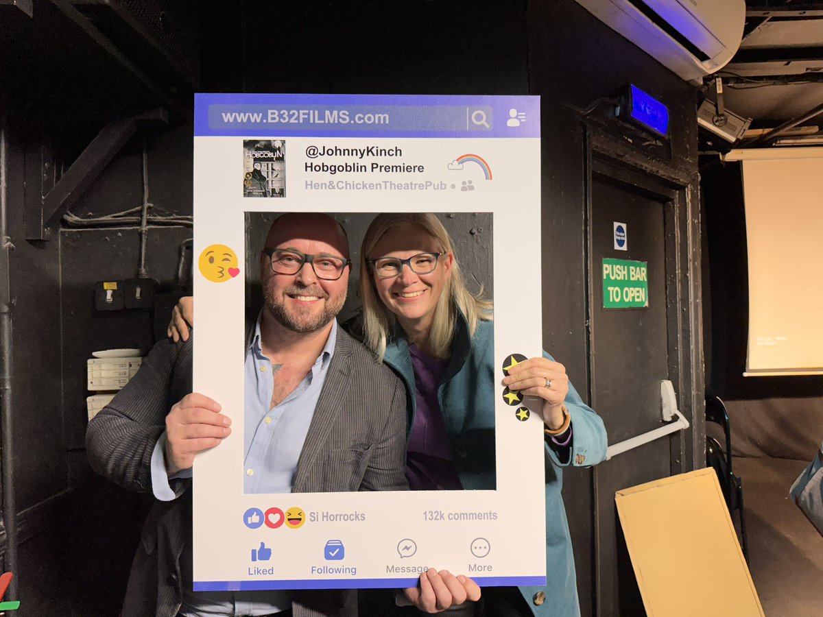 johnnykinch's tweet image. What a night with this pair @oakes_caroline and @RobertRhodes160 let me tell you they are much better in the flesh than they are on Twitter! Lovely wonderful creative people. Will be working with these two at some point! Thanks for your support!