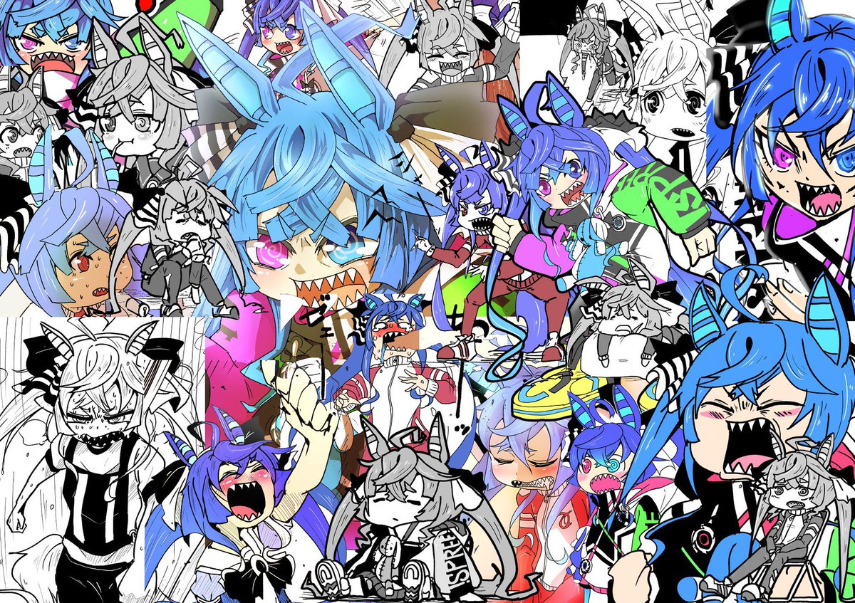 #絵柄が好みって人にフォローされたい 
ターボいっぱいカクモン 